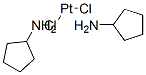 dichlorobis(cyclopentylamine)platinum  Struktur