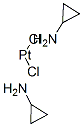dichlorobis(cyclopropylamine)platinum II Structure