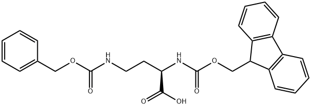 FMOC-D-DAB(Z)-OH Struktur