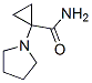 Cyclopropanecarboxamide, 1-(1-pyrrolidinyl)- (9CI) Structure