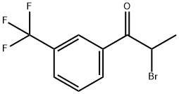 2-Bromo-1-(3-trifluoromethyl-phenyl)-propan-1-one Structure