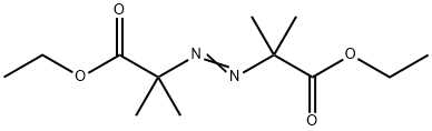 2,2'-偶氮二-(2-甲基丙酸乙脂),3879-07-0,结构式