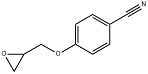 4-[(环氧乙烷-2-基)甲氧基]苯甲腈, 38791-92-3, 结构式