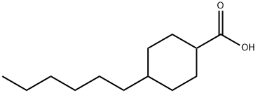 4-hexylcyclohexanecarboxylic acid 结构式