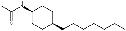 N-ACETYL-4-N-HEPTYLCYCLOHEXYLAMINE Structure