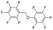 1-[(ペンタフルオロフェノキシ)メチル]-2,3,4,5,6-ペンタフルオロベンゼン 化学構造式