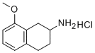 8-メトキシ-2-アミノテトラリン塩酸塩 化学構造式