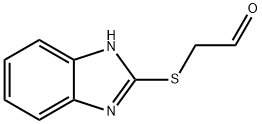 Acetaldehyde, (1H-benzimidazol-2-ylthio)- (9CI) Structure