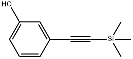 3-(2-(triMethylsilyl)ethynyl)phenol Structure