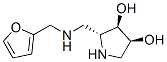 3,4-Pyrrolidinediol, 2-[[(2-furanylmethyl)amino]methyl]-, (2R,3R,4S)- (9CI),388076-93-5,结构式