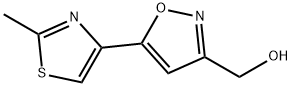 (5-(2-甲基噻唑-4-基)异噁唑-3-基)甲醇, 388088-79-7, 结构式