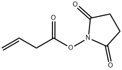 3-丁烯酸,2,5-二氧-1-吡咯烷基酯, 388091-45-0, 结构式
