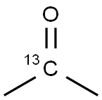 ACETONE-2-13C Struktur