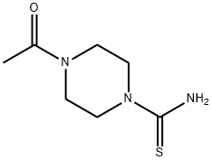 1-Piperazinecarbothioamide,4-acetyl-(9CI) Struktur