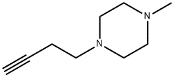 Piperazine, 1-(3-butynyl)-4-methyl- (9CI) Structure