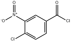 3-硝基-4-氯苯甲酰氯,38818-50-7,结构式