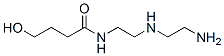 N-[2-[(2-アミノエチル)アミノ]エチル]-4-ヒドロキシブチルアミド 化学構造式