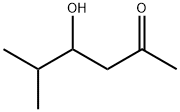 4-Hydroxy-5-methyl-2-hexanone 化学構造式