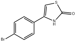 4-(4-溴苯基)-2-羟基噻唑,3884-34-2,结构式