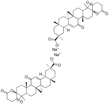 琥珀酰甘草亭酸二钠, 38841-48-4, 结构式
