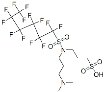 3-[[3-(dimethylamino)propyl][(tridecafluorohexyl)sulphonyl]amino]propanesulphonic acid|