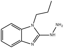 2H-Benzimidazol-2-one,1,3-dihydro-1-propyl-,hydrazone(9CI) 化学構造式