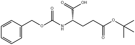 N-苄氧羰基-L-谷氨酸 5-叔丁酯,3886-08-6,结构式