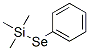 TRIMETHYL(PHENYLSELENO)SILANE Structure