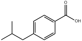 4-イソブチル安息香酸 化学構造式