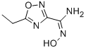 1,2,4-Oxadiazole-3-carboximidamide,5-ethyl-N-hydroxy- 化学構造式