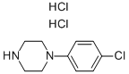 1‐（4‐クロロフェニル）ピペラジン·2塩酸塩 化学構造式