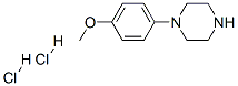 1-(4-Methoxyphenyl)piperazine dihydrochloride Struktur