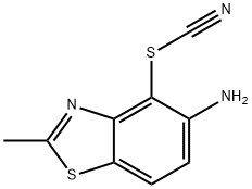 Thiocyanic acid, 5-amino-2-methyl-4-benzothiazolyl ester (9CI) 结构式