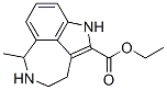 3,4,5,6-Tetrahydro-6-methyl-1H-azepino[5,4,3-cd]indole-2-carboxylic acid ethyl ester,3888-99-1,结构式