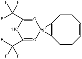 (1,5-环辛二烯)(六氟乙酰丙酮酸)银(I),38892-25-0,结构式