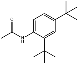 N-[2,4-Bis(1,1-dimethylethyl)phenyl]acetamide Structure