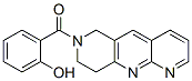 Pyrido[2,3-b][1,6]naphthyridine, 6,7,8,9-tetrahydro-7-(2-hydroxybenzoyl)- (9CI) 结构式