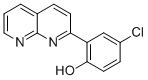 Phenol, 4-chloro-2-(1,8-naphthyridin-2-yl)- (9CI) Structure