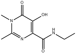 4-Pyrimidinecarboxamide, N-ethyl-1,6-dihydro-5-hydroxy-1,2-dimethyl-6-oxo- (9CI) 结构式