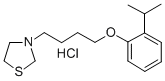 38914-45-3 3-(4-(o-Isopropylphenoxy)butyl)thiazolidine hydrochloride