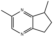 5H-Cyclopentapyrazine, 6,7-dihydro-2,7-dimethyl-,38917-62-3,结构式