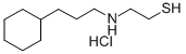 2-((3-Cyclohexylpropyl)amino)ethanethiol hydrochloride Structure