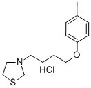 3-(4-(p-Tolyloxy)butyl)thiazolidine hydrochloride Structure