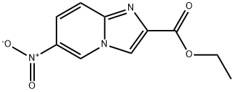 6-NITROIMIDAZO[1,2-A]PYRIDINE-2-CARBOXYLIC ACID ETHYL ESTER Struktur