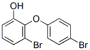 2-(4-Bromophenoxy)-3-bromophenol,38926-84-0,结构式