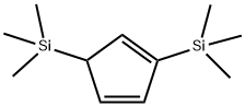 双(三甲硅基)环戊二烯,异构体混合物, 38927-85-4, 结构式