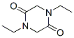 2,5-Piperazinedione,1,4-diethyl-(6CI,9CI) Structure