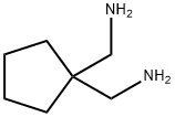 [1-(Aminomethyl)cyclopentyl]methanamine 结构式