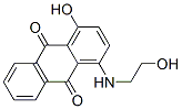 1-ヒドロキシ-4-[(2-ヒドロキシエチル)アミノ]-9,10-アントラセンジオン 化学構造式