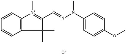 38936-35-5 2-[[(4-methoxyphenyl)methylhydrazono]methyl]-1,3,3-trimethyl-3H-indolium chloride